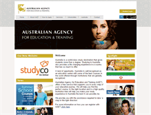 Tablet Screenshot of aaet.com.au